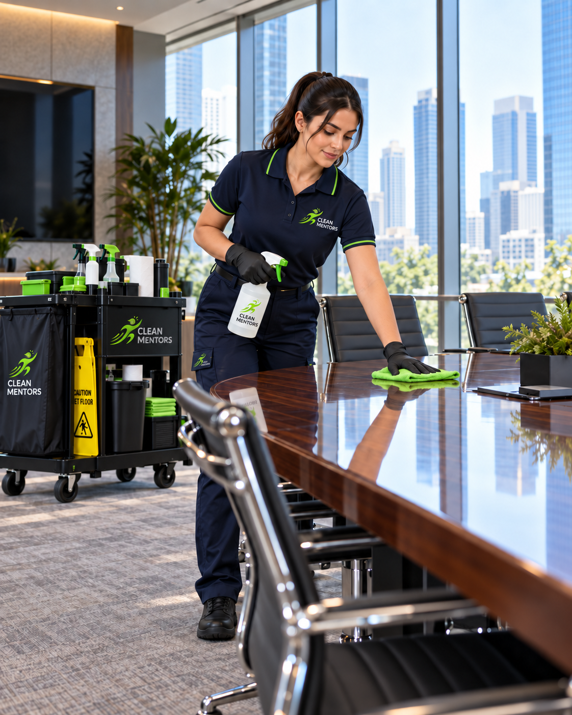 Clean Mentors Boardroom Shine
