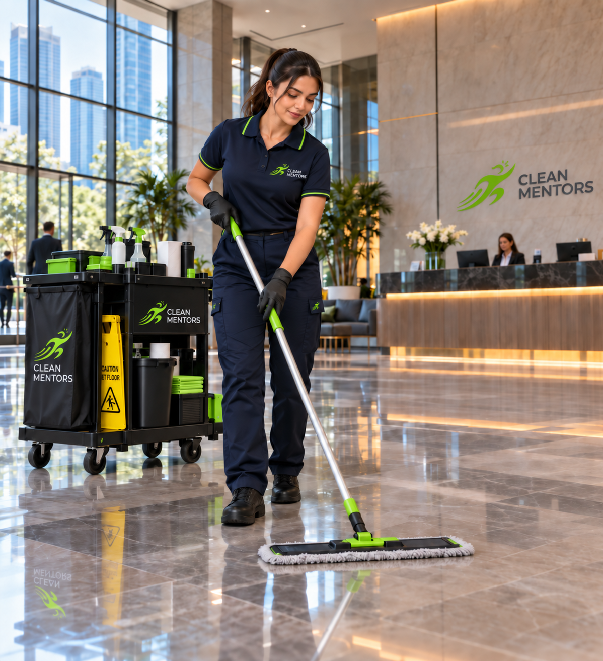 Clean Mentors Lobby Maintenance